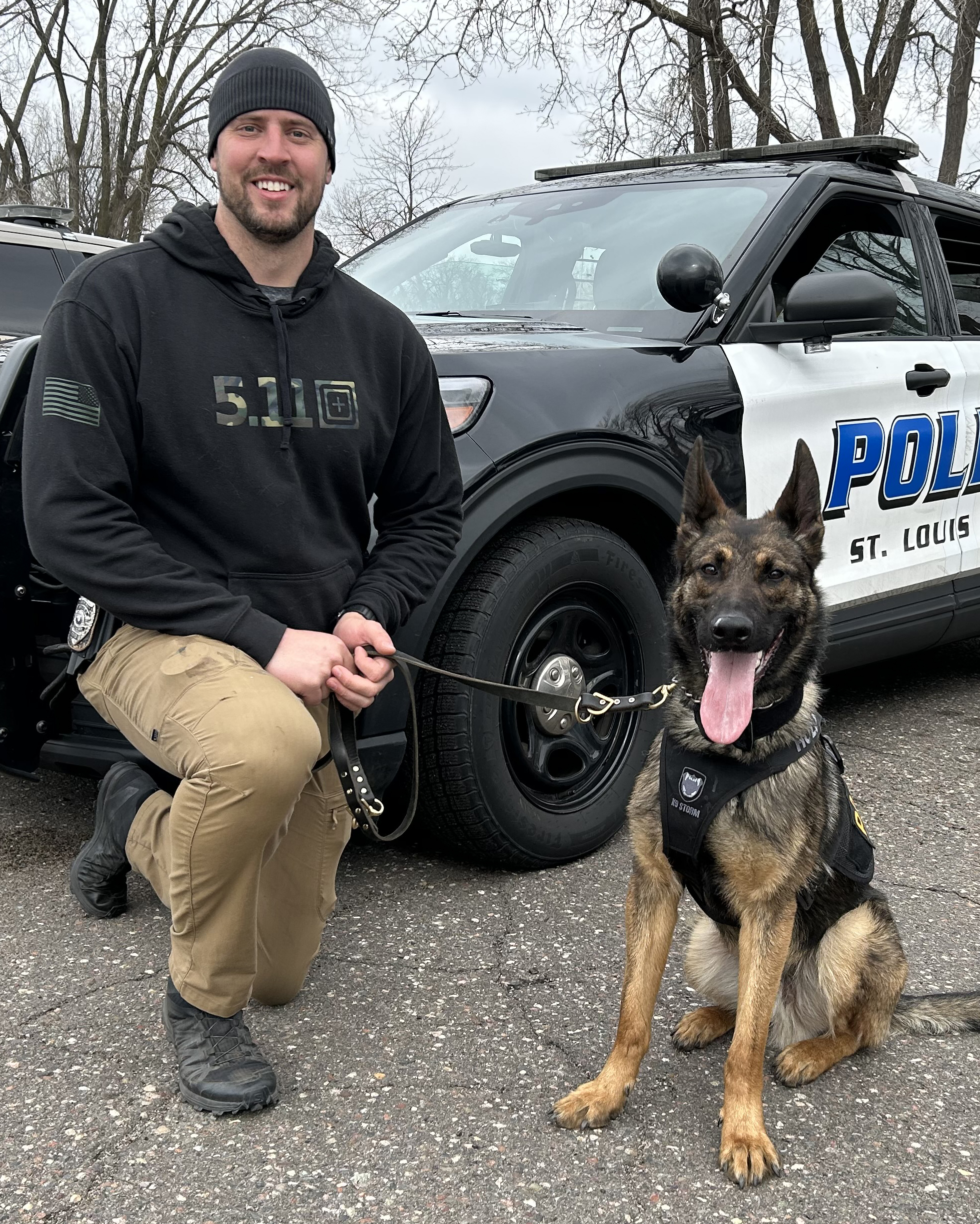 k9 rolo and officer lefevere