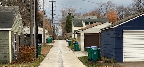 view of city alley