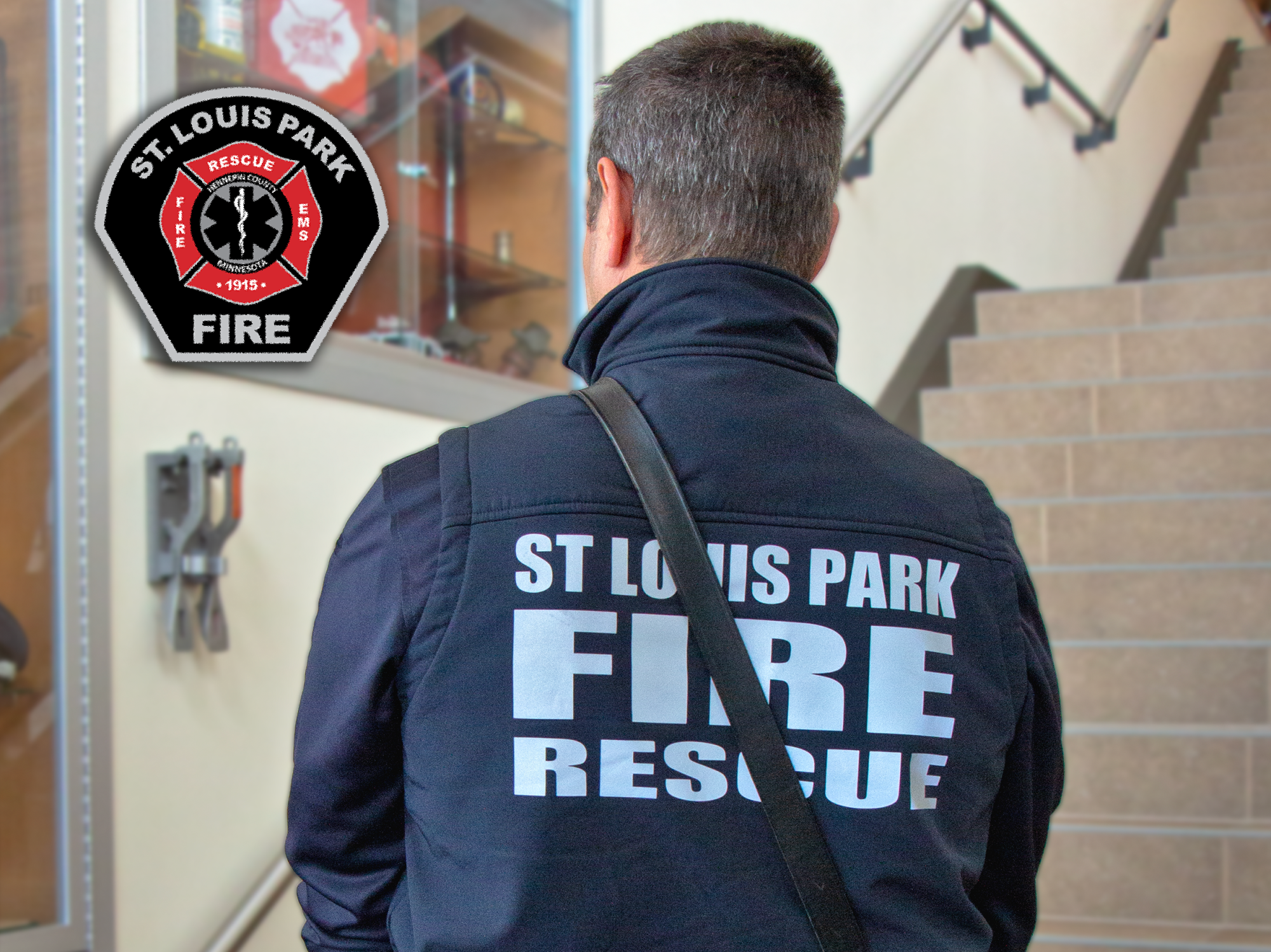 Firefighter – back of uniform