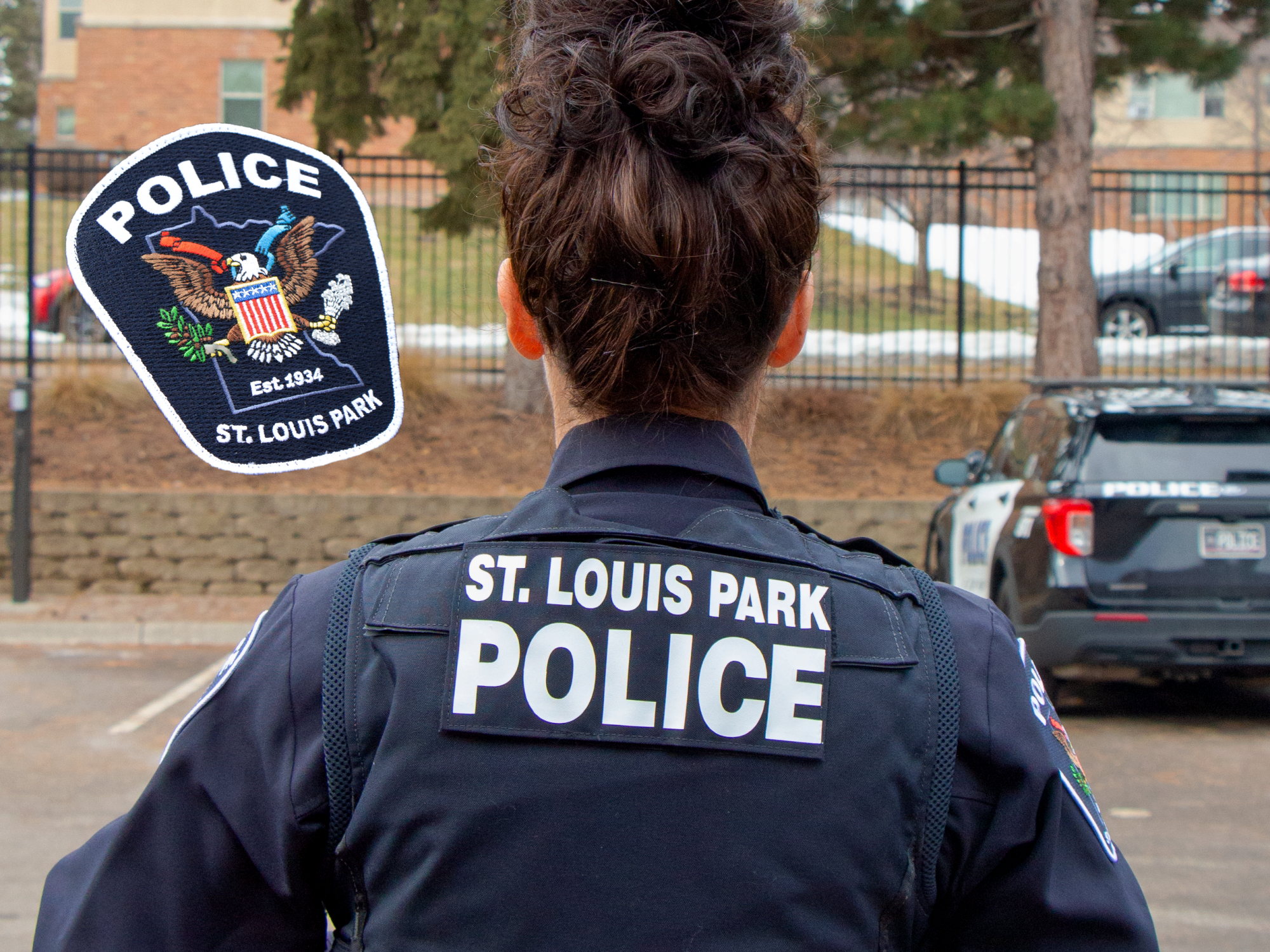 Police officer – back of uniform