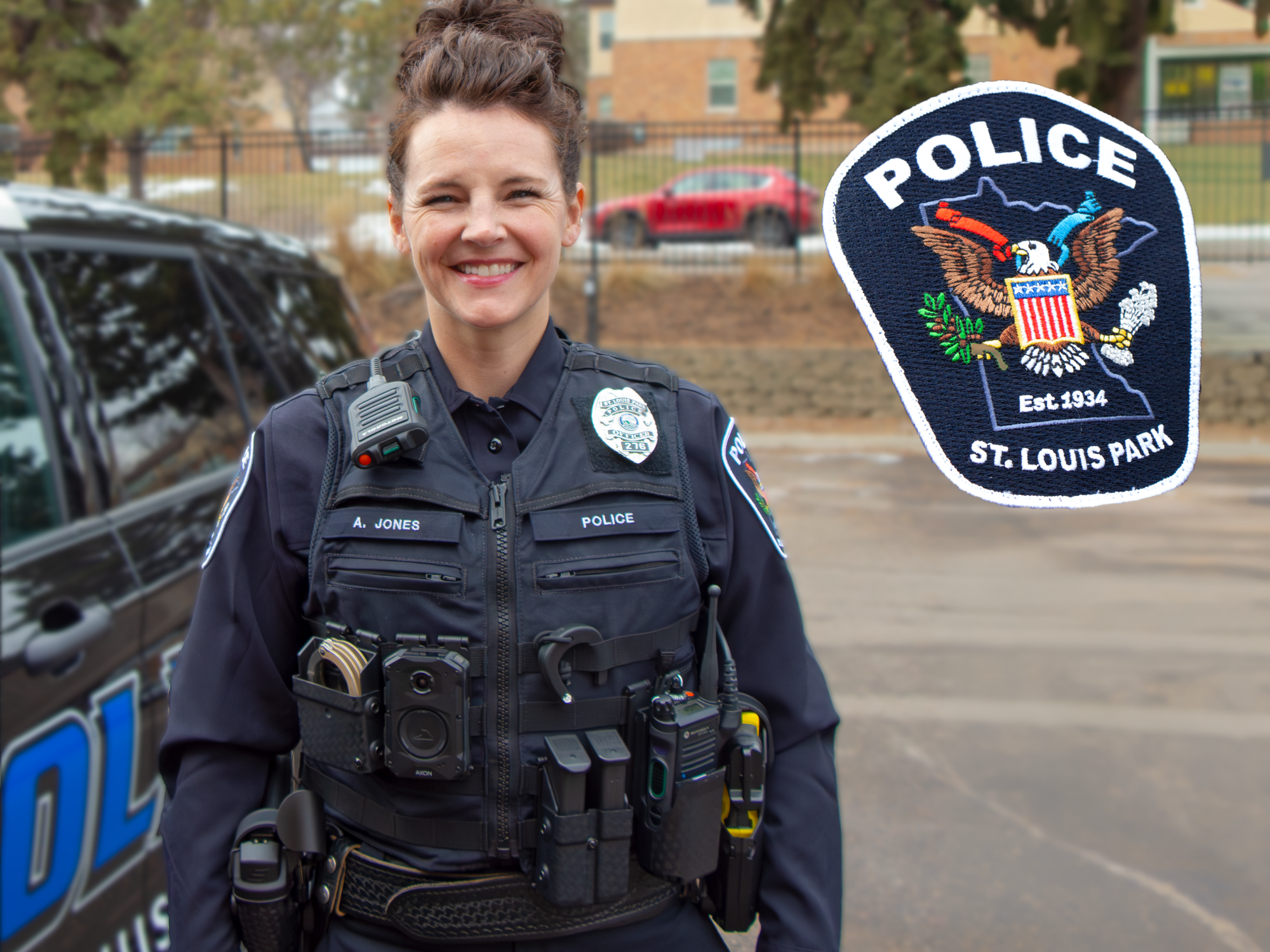 Police officer – front of uniform