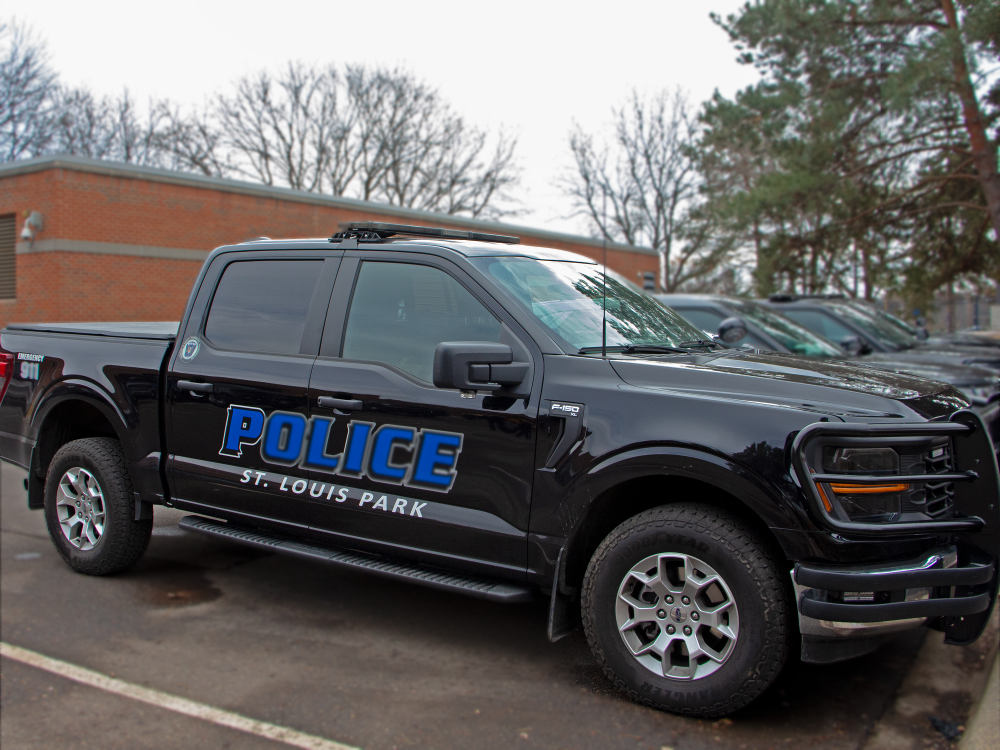 Police patrol truck (black)