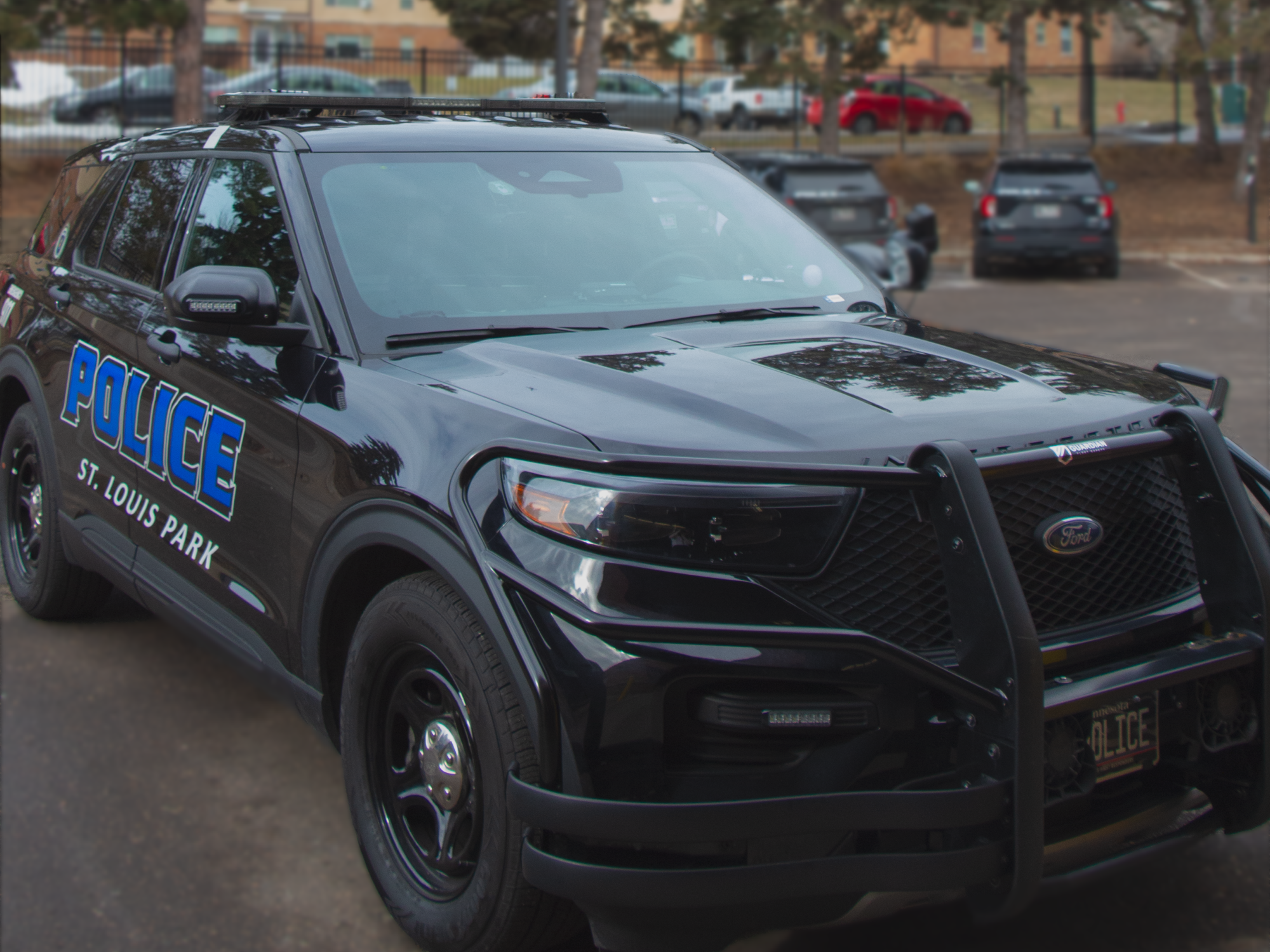 Police squad car (black)
